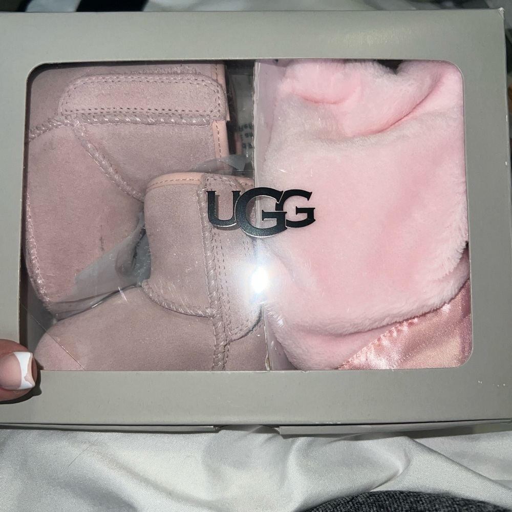 UGG Pink Baby Booties